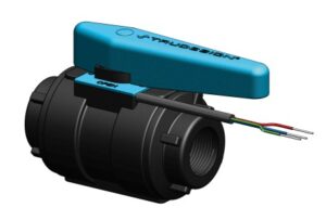 TRUDESIGN Ball Lock Valve, Monitorable, Nylon/GRP, 1/2" SB-Pack