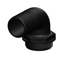 TRUDESIGN Hose Barb Aquavalve 90° 1½' for 38mm (1½') Hose, Black SB 1 TRUDESIGN Hose Barb Aquavalve 90° 1½' for 38mm (1½') Hose, Black SB