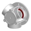 TRUDESIGN 3-way connector Aquavalve Nylon/GRP thread 1½' white 3 td90300 1
