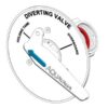 TRUDESIGN 3-way valve Aquavalve Nylon/GRP thread 1½', installation white 3 td90313
