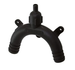 TRUDESIGN Swan Neck Valve Nylon/GRP for 19mm (3/4") Hose, Black