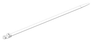 TRUDESIGN Cable Ties Multistrap Nylon Usable Length 270mm, White 10pcs.