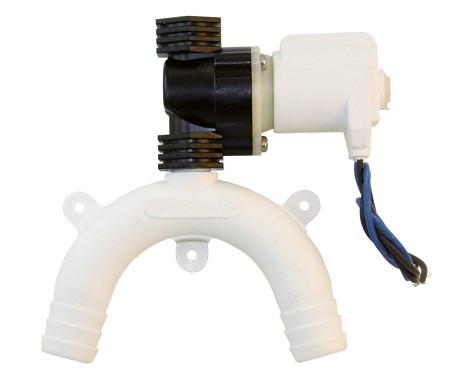 TRUDESIGN Swan Neck Solenoid Valve Nylon/GRP 12V for 19mm (3/4") Hose, White 1 TRUDESIGN Swan Neck Solenoid Valve Nylon/GRP 12V for 19mm (3/4") Hose, White