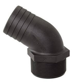 TRUDESIGN hose barb with 120° external thread (1¼") for 38mm (1½") hose SB