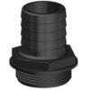 TRUDESIGN Hose barb Aquavalve 120° 1½' for hose 38mm (1½') black SB 2 td90545 7