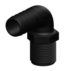 TRUDESIGN hose barb with 90° external thread, 2" for 50mm (2") hose, SB-Pack 1 TRUDESIGN hose barb with 90° external thread, 2" for 50mm (2") hose, SB-Pack