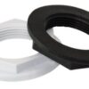 TRUDESIGN lock nut nylon/GRP 1¼' black self-service pack