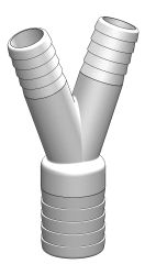 TRUDESIGN Hose Connector Y-Piece Nylon/GRP 2x25/38mm White SB-Pack 1 TRUDESIGN Hose Connector Y-Piece Nylon/GRP 2x25/38mm White SB-Pack