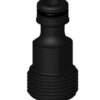 TRUDESIGN Hose barb with male thread Nylon 3/4" for hose 13mm 3 td90621