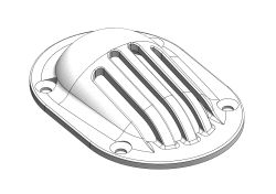 TRUDESIGN Intake strainer, oval nylon/GRP 3/4" white SB-Pack 1 TRUDESIGN Intake strainer, oval nylon/GRP 3/4" white SB-Pack