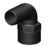 TRUDESIGN hose barb with 90° internal thread, 1¼" for 32mm (1¼") hose
