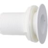 TRUDESIGN Through-hull fitting with countersunk head, nylon/GRP, 1½', white, SB-Pack 2 td90713