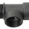 TRUDESIGN T-piece with internal/external thread, nylon/GRP, 1½", black, SB-Pack 2 td90893 1