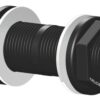 TRUDESIGN bulkhead fitting nylon/GRP 1" black 3 td91097