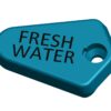 TRUDESIGN plaque for air conditioning intake for ball valve levers 1/2", 3/4", 1"