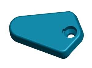 TRUDESIGN 'Blank' badge for ball valve levers 1¼', 1½', 2'