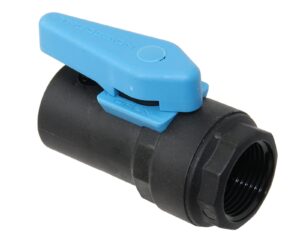 TRUDESIGN Ball Valve with Lever, Compact Nylon/GRP 3/4", SB-Pack