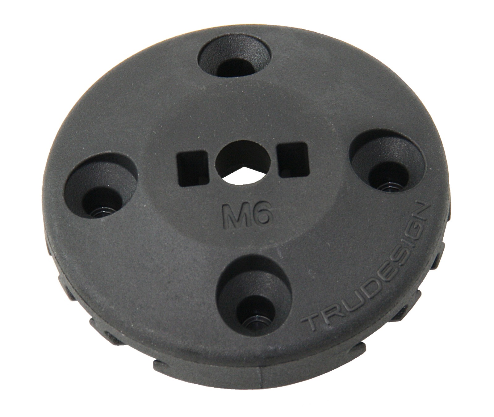 TRUDESIGN Screw Base Nylon/GRP 44mm, for M6 screw, black 10pcs. 1 TRUDESIGN Screw Base Nylon/GRP 44mm, for M6 screw, black 10pcs.