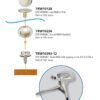 DOT Starter Snap Fastener Set 'Textile' with Tool
