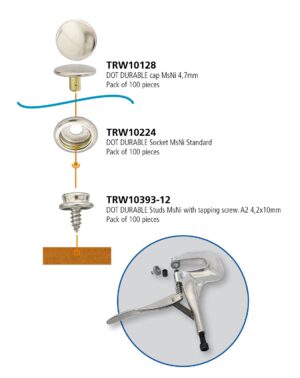 DOT Starter Push Button Set (Sheet Metal Screw) with Tool