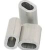 Oval press sleeve DIN13411-3 aluminum 2.5mm 100pcs. 2 tt202