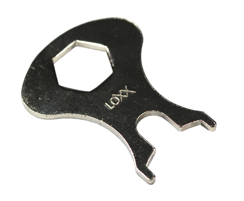 LOXX mini wrench for discs, with 9mm 6-point drive 1 LOXX mini wrench for discs, with 9mm 6-point drive