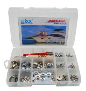 LOXX assortment box MsCr with tools, 84 pieces.