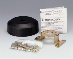 ULTRAFLEX mounting kit X34 90° black for control systems