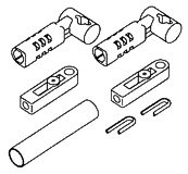 ULTRAFLEX mounting kit K56 for shift cables C2, C8, MACHzero on Mercury 1 ULTRAFLEX mounting kit K56 for shift cables C2, C8, MACHzero on Mercury