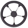 V-70 steering wheel 5 spokes 350mm stainless steel/PU 2 uf39442d