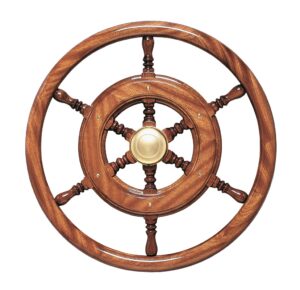 V93 steering wheel traditional mahogany 460mmØ