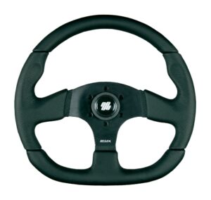 ULTRAFLEX Palmaria steering wheel, aluminum/PU, 350mm, black