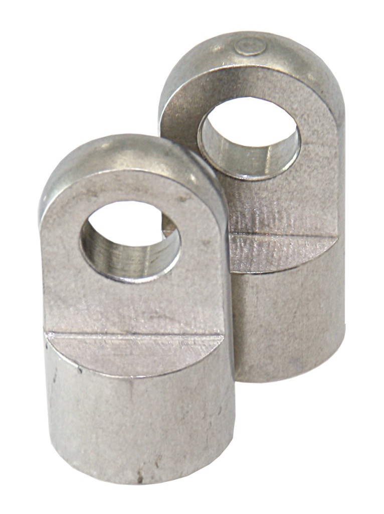 UFLEX eye end pieces KSS02 A4L for gas spring, 2 pcs. 1 UFLEX eye end pieces KSS02 A4L for gas spring, 2 pcs.