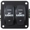 LENCO Flush Mount Rocker Switch Single 12/24V 3 ul10222