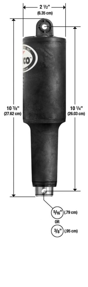 LENCO trim cylinder 101XDS short 12V eye 7.9mm