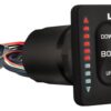 LENCO LED flush-mount switch single 12/24V with integrated control box