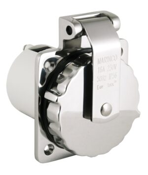 MARINCO NEMA L5 Flush Mount Socket A4 230V 16A with Screw Cover