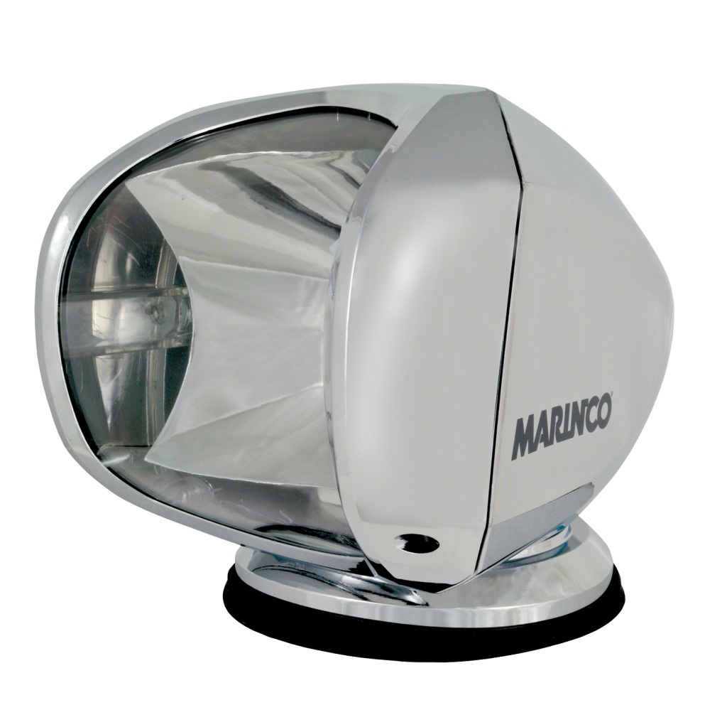 MARINCO searchlight with control panel 12/24V 100W chrome 1 MARINCO searchlight with control panel 12/24V 100W chrome