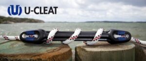 UNIMER shock absorber U-cleat EPDM for rope 16-20mm