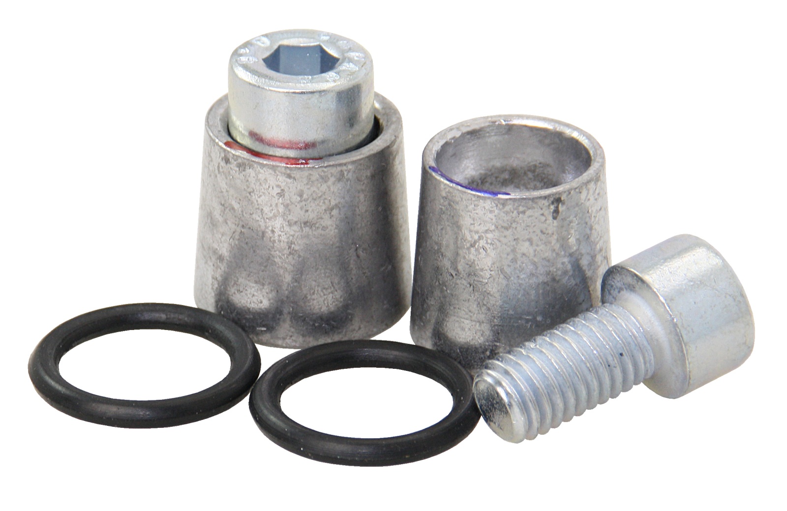 Q-BATTERIES Pole Adapter Round Pole to M6 Female Thread, Pair 1 Q-BATTERIES Pole Adapter Round Pole to M6 Female Thread, Pair
