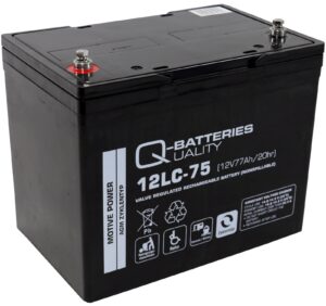 Q-BATTERIES cycle battery AGM 12LC-75 12V 77Ah