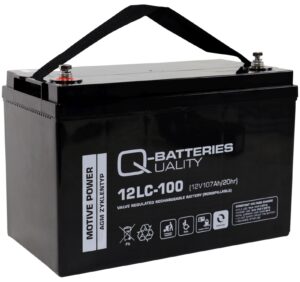 Q-BATTERIES cycle battery AGM 12LC-100 12V 107Ah