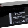 Q-BATTERIES cycle battery AGM 12LC-200 12V 214Ah 2 vb650