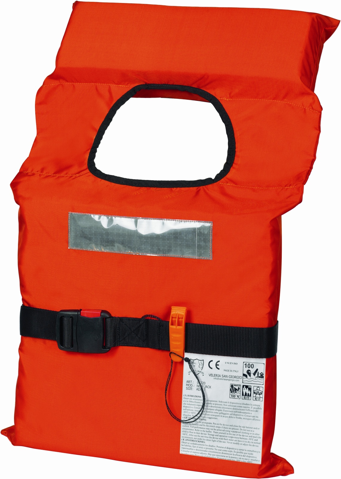 VSG solid foam life jacket NADIR CE100N for adults >40kg orange 1 VSG solid foam life jacket NADIR CE100N for adults >40kg orange