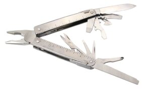 VICTORINOX Swiss Tool X Plus Ratchet in leather case, 38 functions