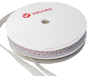 VELCRO Velcro hook dots Velcoin self-adhesive PA 19mm white 1120pcs.