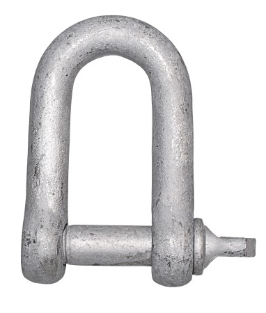 D-Shackle Galvanized Pin 14mm 10pcs. 1 D-Shackle Galvanized Pin 14mm 10pcs.