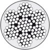 Wire rope 7x19 A4 4/5mm PVC clear coated 250m 3 wr79045 2