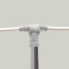 WATERLINE Leather Abrasion Protection Set for Railing T-Supports 2 wt1155