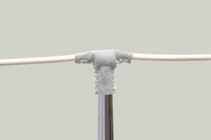 WATERLINE Leather Abrasion Protection Set for Railing T-Supports